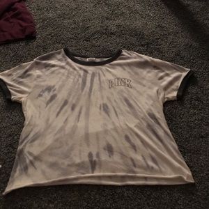 Vs pink crop tee